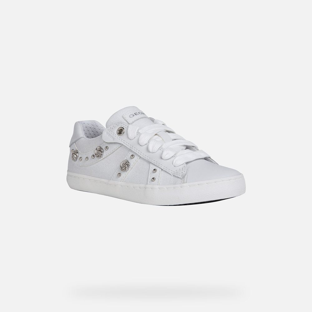 Tenis Geox Menina Branco - Kilwi - FTEGB8635